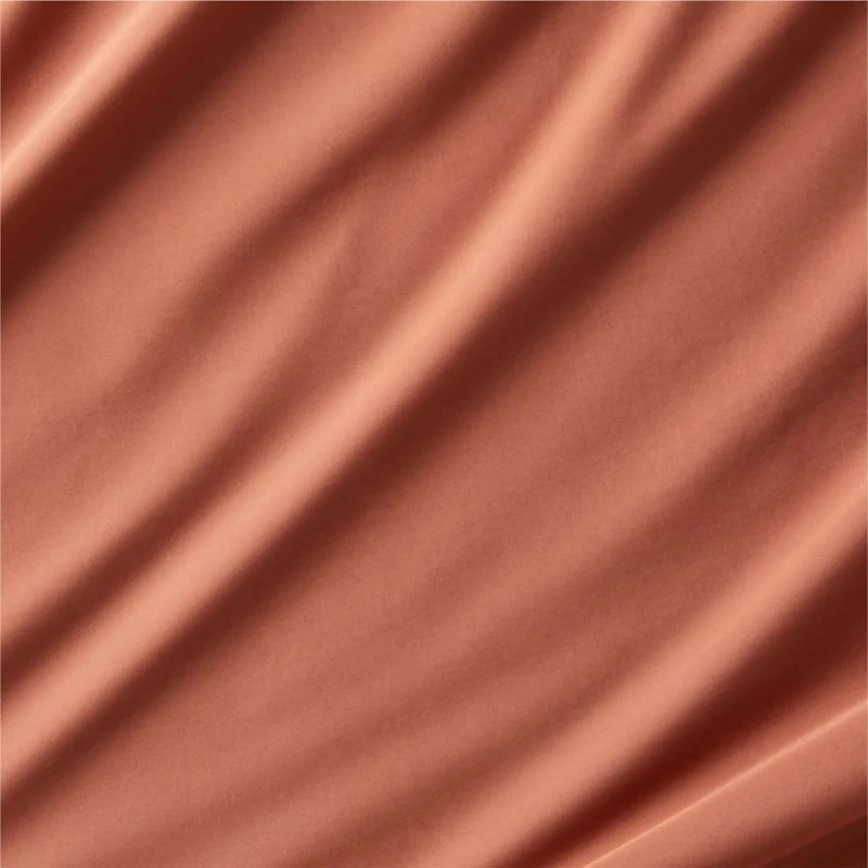 Marisal Organic Cotton 400 Thread Count Percale Chesnut Brown Sheet Set 4 Marisal Organic Cotton 400 Thread Count Percale Chesnut Brown Sheet Set - Image 2