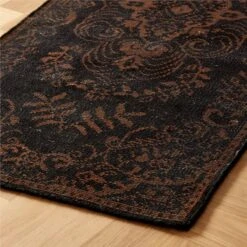 Marlowe Handknotted Black And Red Runner Rug 2.5'x8' 7 Marlowe Handknotted Black And Red Runner Rug 2.5'x8' -Cb2 MarloweBkNRdHdkdRnr2p5X8AVSHF22