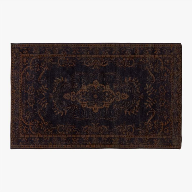 Marlowe Handknotted Black And Red Area Rug 5'x8' 3 Marlowe Handknotted Black And Red Area Rug 5'x8'