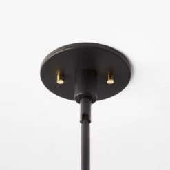 Marra Black Globe Pendant Light -Cb2 MarraBlkPendantLight12inSSF23