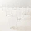 Marta Optic Double Old-Fashioned Glasses Set Of 6 2 Marta Optic Double Old-Fashioned Glasses Set Of 6 -Cb2 MartaOpticDOFS6SHF22