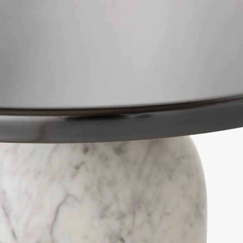 Martini Side Table With White Marble Base 8 Martini Side Table With White Marble Base - Image 7