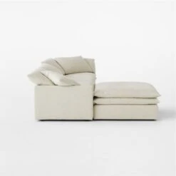 Mattea 4-Piece Neutral Performance Linen Sectional Sofa With Left-Arm -Cb2 Mattea4PcNatLASectSDSSS23