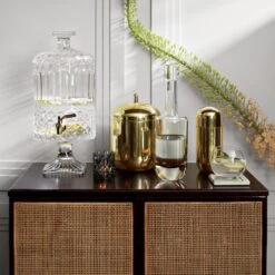 Duval Glass Decanter -Cb2 MellieGlassBeverageAG20 1x1