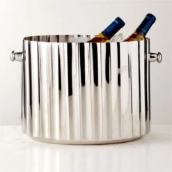 Milano Stainless Steel Champagne Bucket -Cb2 MilanoChmpgnWineBucketAVSHF22