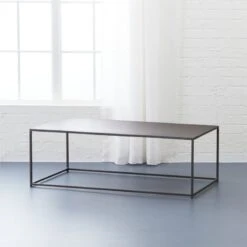 Mill Black Metal Coffee Table