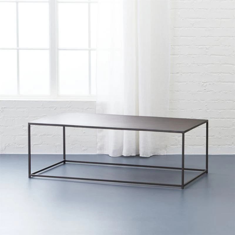 Mill Black Metal Coffee Table 3 Mill Black Metal Coffee Table