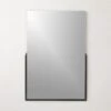 Mimi Rectangular Black Wall Mirror 24"x36" -Cb2 MimiMttBkWllMrr24x36inSHS22