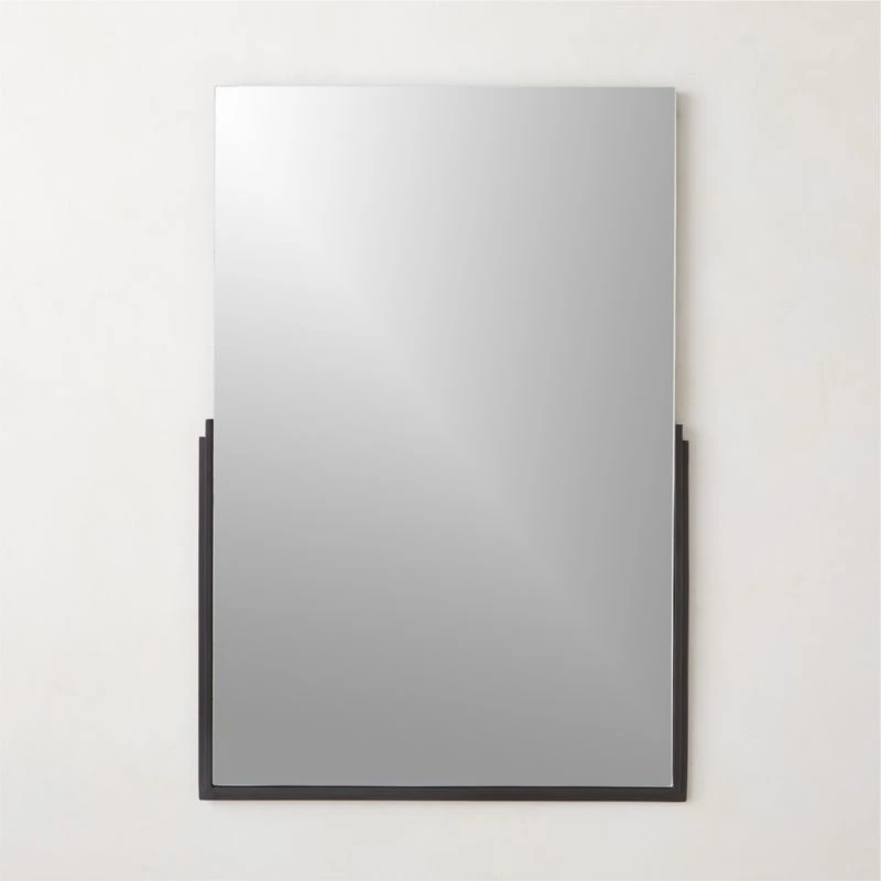 Mimi Rectangular Black Wall Mirror 24"x36" 3 Mimi Rectangular Black Wall Mirror 24"x36"
