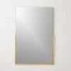 Mimi Rectangular Polished Brass Wall Mirror 24"x36" -Cb2 MimiPldBsWllMrr24x36inSHS22