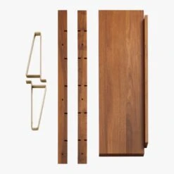 Walnut Modular 39.5" Upright -Cb2 ModularPiecesGroupF18 3