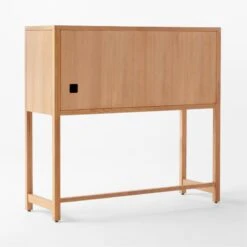 Monte Nido Oak Wood Secretary Desk 16 Monte Nido Oak Wood Secretary Desk -Cb2 MonteNidoDesk3QBSSS22