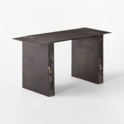 Moyra Black Marble Desk -Cb2 MoyraMarbleDesk3QSSF22