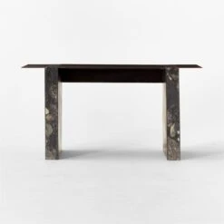 Moyra Black Marble Desk -Cb2 MoyraMarbleDeskSOSSF22