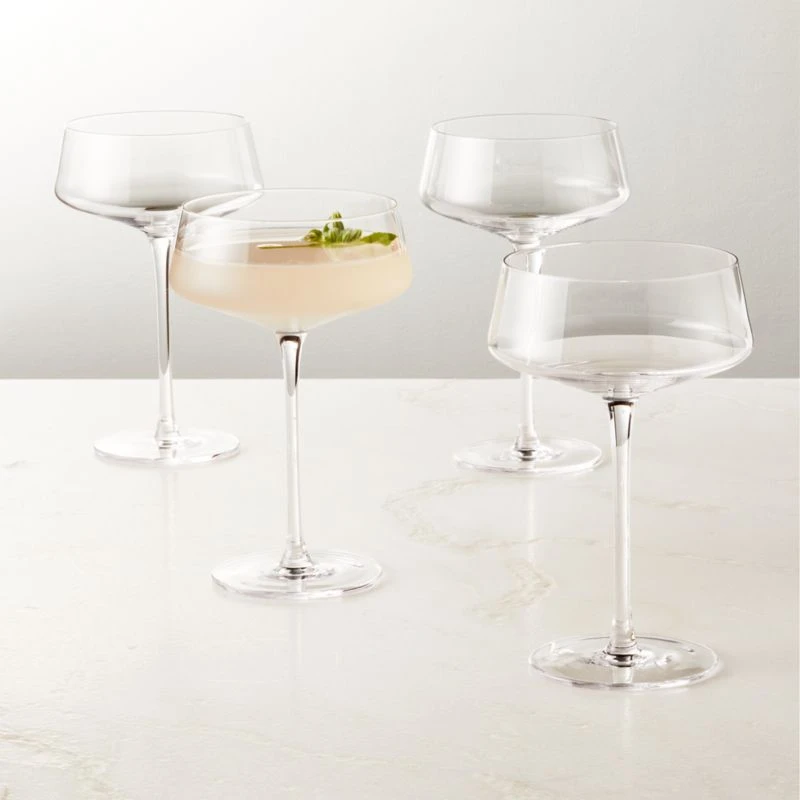 Muse Coupe Cocktail Glass Set Of 4 4 Muse Coupe Cocktail Glass Set Of 4 - Image 2