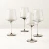 Muse Smoked White Wine Glass Set Of 4 2 Muse Smoked White Wine Glass Set Of 4 -Cb2 MuseSmkWhiteWineGlassS4SHS23