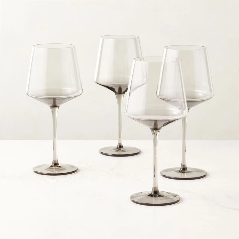 Muse Smoked White Wine Glass Set Of 4 3 Muse Smoked White Wine Glass Set Of 4