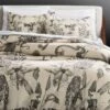 Midnight Jungle Linen Duvet Cover And Shams -Cb2 MwMidnigtJungleDuvetFQSHF18