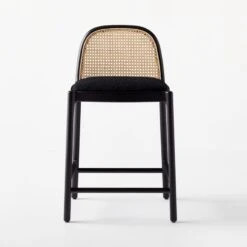 Nadia Black Cane Counter Stool 11 Nadia Black Cane Counter Stool -Cb2 NadiaCounterStoolSOSSS21
