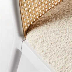 Nadia White Cane Chair Set Of 4 -Cb2 NadiaWhiteCaneChairAVF20 1