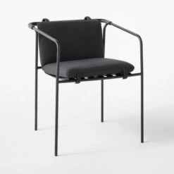 Navene Black Outdoor Dining Armchair 15 Navene Black Outdoor Dining Armchair -Cb2 NaveneBkDiningArmchair3QSSS22