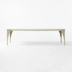 Nino Ivory Rattan Outdoor Dining Table -Cb2 NinoDiningTableSOSSS23
