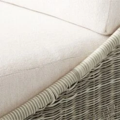 Nino Ivory Rattan Outdoor Lounge Chair With Ivory Boucle Sunbrella® Cushions 17 Nino Ivory Rattan Outdoor Lounge Chair With Ivory Boucle Sunbrella® Cushions -Cb2 NinoLoungeChairAVSSS23