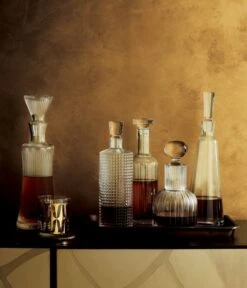 Stud Decanter -Cb2 OdetteHandCutGlassDecanterOC18