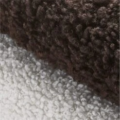 Olio Dark Brown And White Faux Fur Throw Blanket 9 Olio Dark Brown And White Faux Fur Throw Blanket -Cb2 OlioFauxFurThrowAV3SSF23