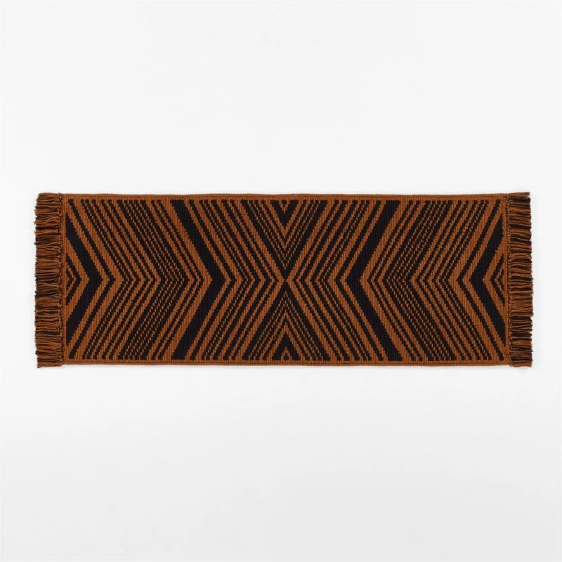 Onca Tawny And Black Bath Runner Rug 24"x60" 3 Onca Tawny And Black Bath Runner Rug 24"x60"