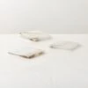 Oni White Alabaster Coasters Set Of 4 -Cb2 OniAlabasterCoastersS4SHS22