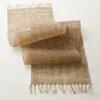 Open Weave Natural Table Runner 14"x90" -Cb2 OpenWeaveRnnrNat14X120inAVSHF20