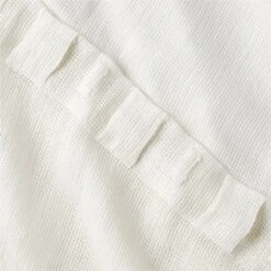 White Linen Openweave Window Curtain Panel 48''x84'' 11 White Linen Openweave Window Curtain Panel 48''x84'' -Cb2 OpnwvWhtLn96CurtainPnlAV3SHS23