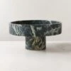 Orcino Green Marble Fruit Bowl -Cb2 OrcinoGrnMrblFruitBowlSHF23
