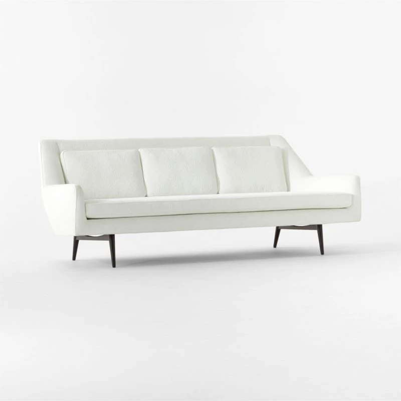 Origami Ivory Boucle Sofa 5 Origami Ivory Boucle Sofa - Image 3