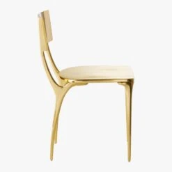 Oro Gold Outdoor Dining Chair -Cb2 OroGoldDiningChairSDS19