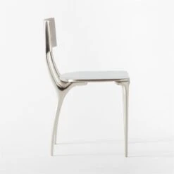 Oro Polished Silver Dining Chair 15 Oro Polished Silver Dining Chair -Cb2 OroPlshdSlvrDiningChairSDSSS22