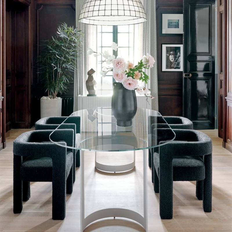 Truffle High-Gloss White Credenza 4 Truffle High-Gloss White Credenza - Image 2