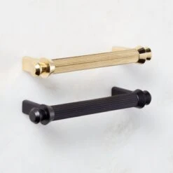 Orvietto Black Handle 4" -Cb2 OrviettoHndlCollectionFHS23