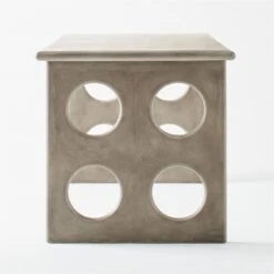Otto Grey Concrete Desk -Cb2 OttoGreyConcreteDeskSDSSS21