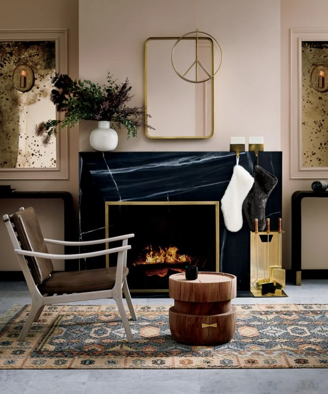 Antique Brass Fireplace Screen 6 Antique Brass Fireplace Screen - Image 4