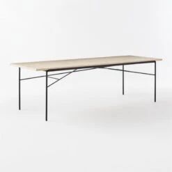 Large Pavilion Travertine Outdoor Dining Table Model 6142 10 Large Pavilion Travertine Outdoor Dining Table Model 6142 -Cb2 Pavilion6142LgTrvtDngTbl3QSSS21