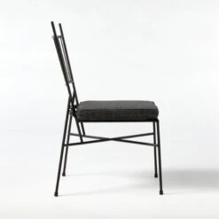 Pavilion Dining Chair With Grey Sunbrella ® Cushion Model 6350 Set Of 4 13 Pavilion Dining Chair With Grey Sunbrella ® Cushion Model 6350 Set Of 4 -Cb2 Pavilion6150GrArmlssDnChSDSSS21