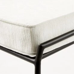 Pavilion Dining Chair With Ivory Sunbrella ® Cushion Model 6150 Set Of 4 -Cb2 Pavilion6350IvArmlssDnChAVSSS21 1