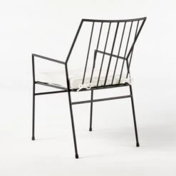 Pavilion Dining Armchair With Ivory Sunbrella ® Cushion Model 6470 Set Of 2 14 Pavilion Dining Armchair With Ivory Sunbrella ® Cushion Model 6470 Set Of 2 -Cb2 Pavilion6470IvyDiningChr3QBSSS21