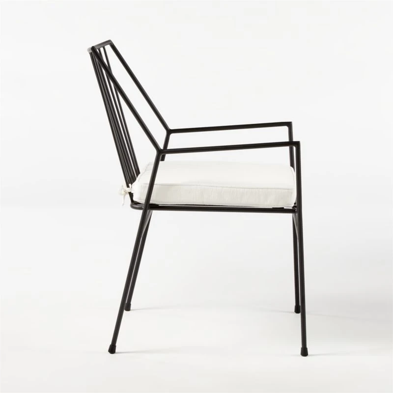 Pavilion Dining Armchair With Ivory Sunbrella ® Cushion Model 6470 Set Of 2 7 Pavilion Dining Armchair With Ivory Sunbrella ® Cushion Model 6470 Set Of 2 - Image 5