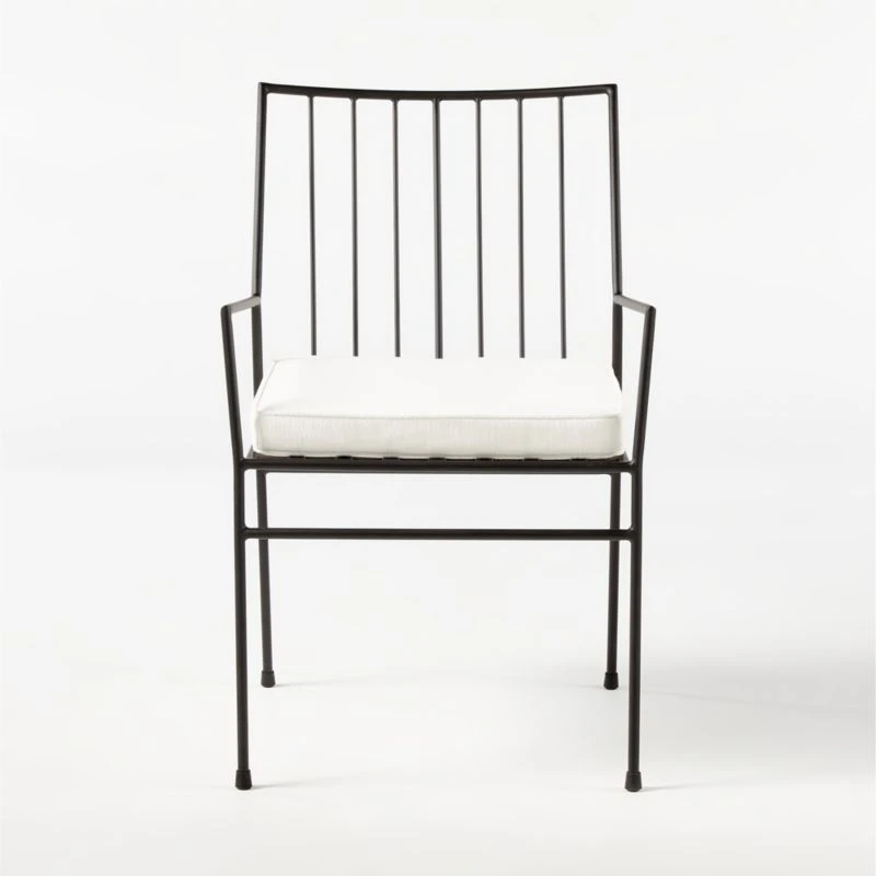 Pavilion Dining Armchair With Ivory Sunbrella ® Cushion Model 6470 Set Of 4 5 Pavilion Dining Armchair With Ivory Sunbrella ® Cushion Model 6470 Set Of 4 - Image 3