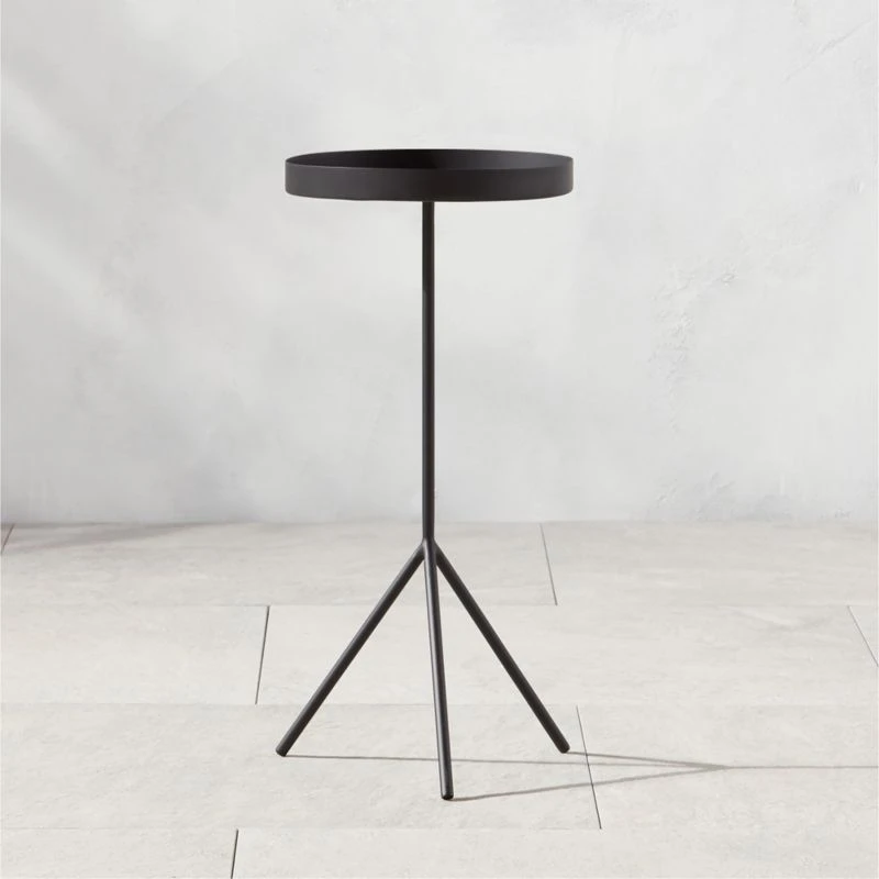 Pavilion Black Cocktail Table/Plant Stand 21.5" 3 Pavilion Black Cocktail Table/Plant Stand 21.5"