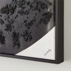 'Pebble II'' Framed Wall Art 20''x20'' -Cb2 PebbleII20x20ROF23