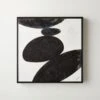 'Pebble II'' Framed Wall Art 20''x20'' -Cb2 PebbleII20x20SHF23